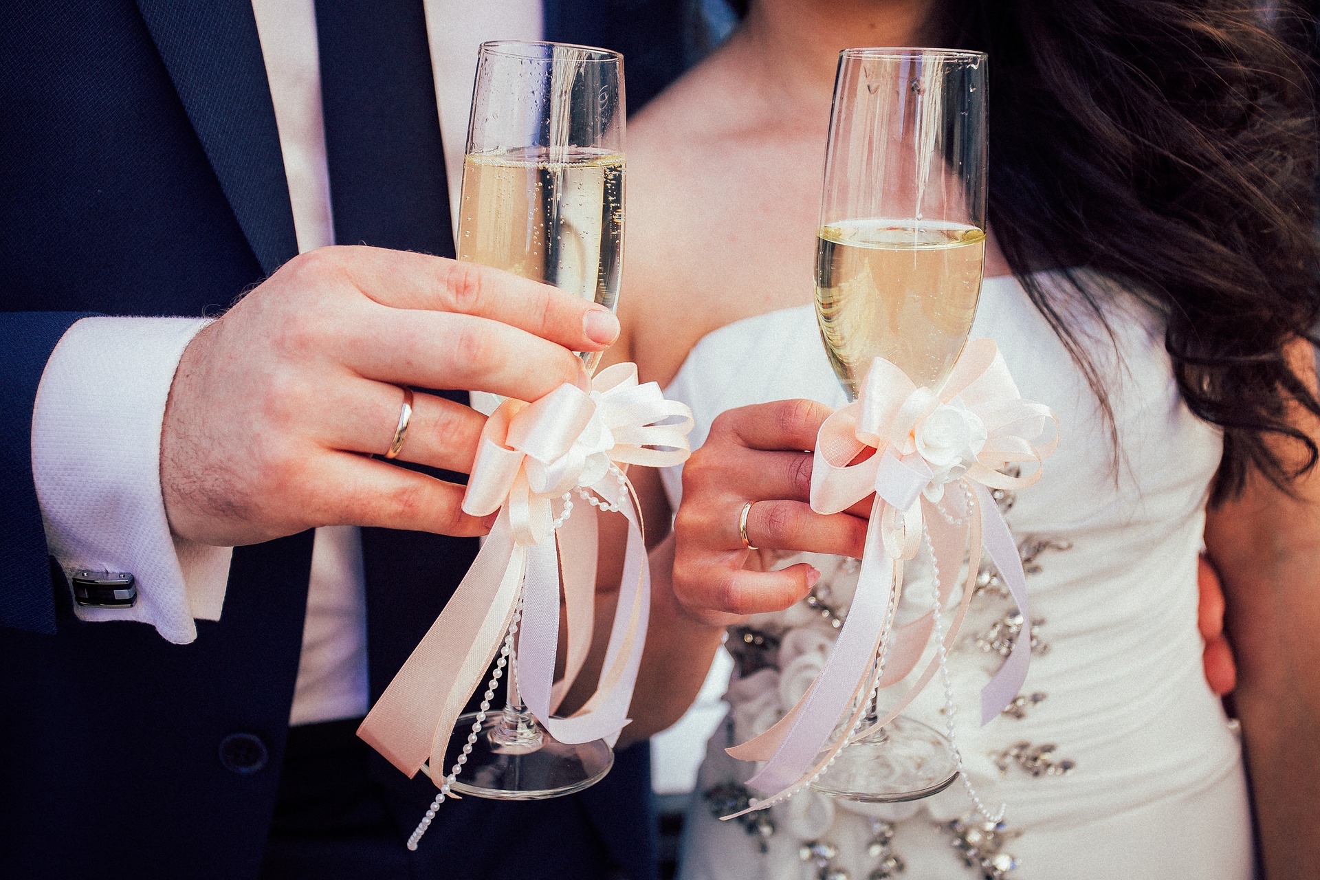 CHAMPAGNE FOR A WEDDING